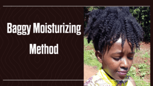 Moisturizing using the baggy method