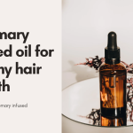 Homemade Rosemary Infused Oil for Natural Hair Growth.