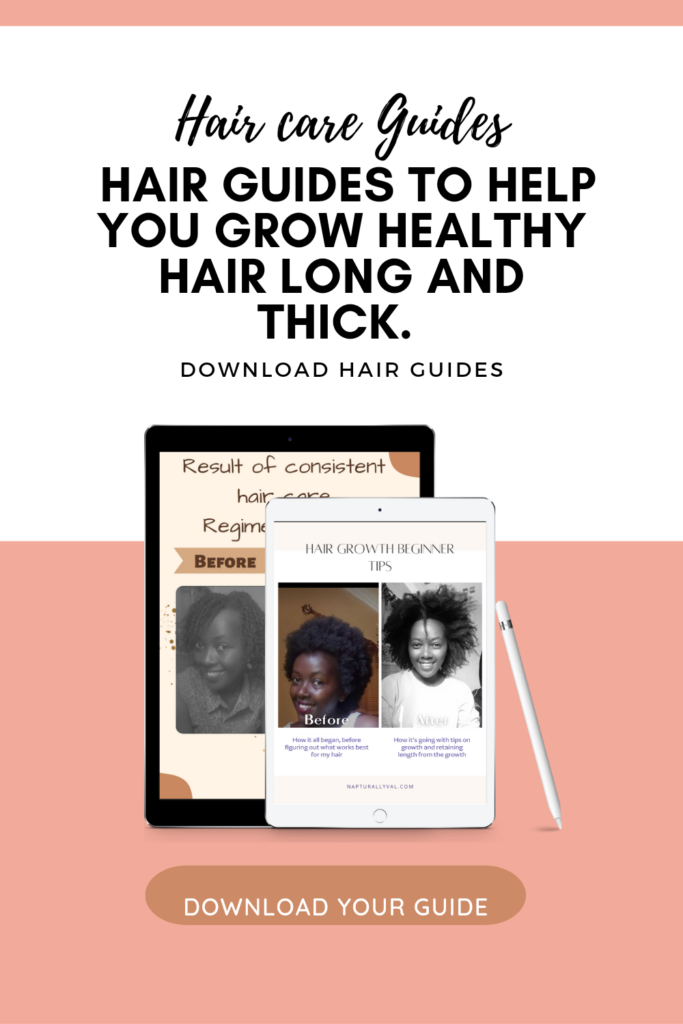 Natural Hair growth guides, Ebooks and Journals