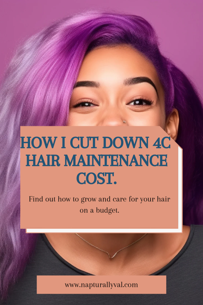 How I Cut down natural hair Maintenance cost 
