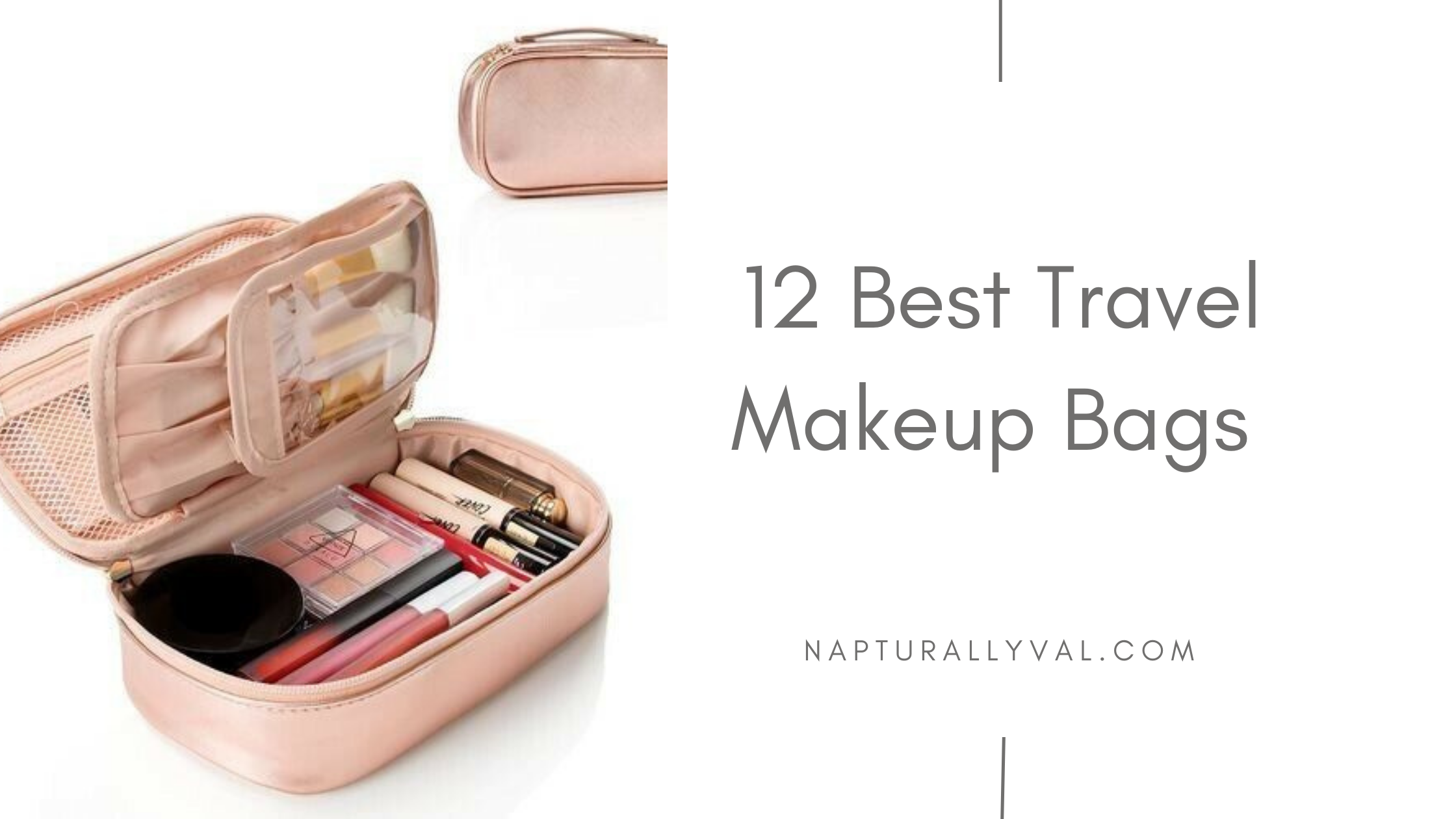 Travel makeup bag gifts for women