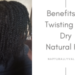 Two Strand Twists; Tips on Twisting Dry Natural Hair