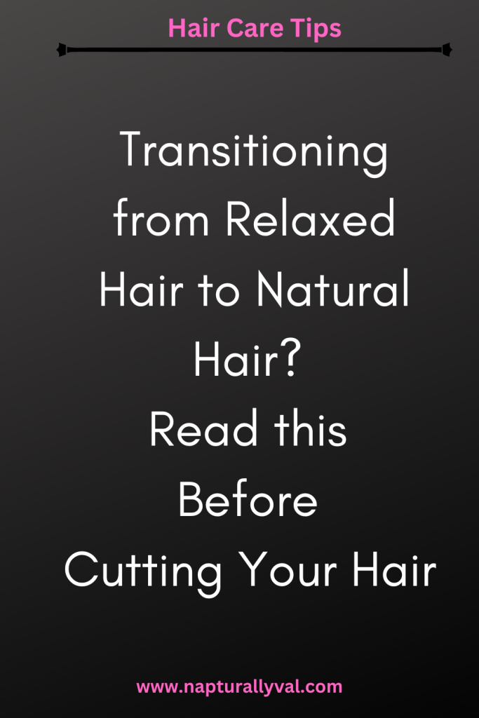 Transitioning to natural hair without cutting your hair 