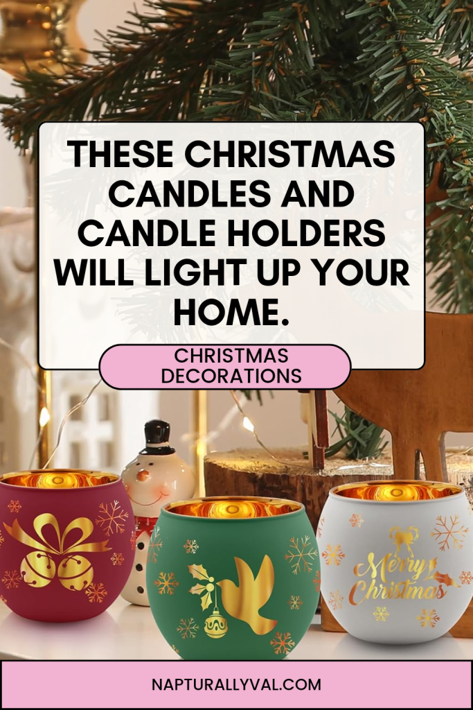 Best Christmas Candles and Candle holders for home decorations