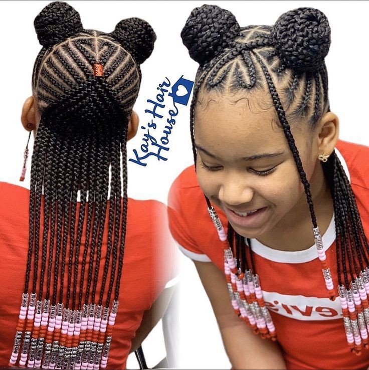 Cornrows hairstyles for black kids on winter