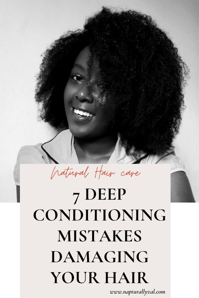 Deep conditioning mistakes causing you dry and damaged hair