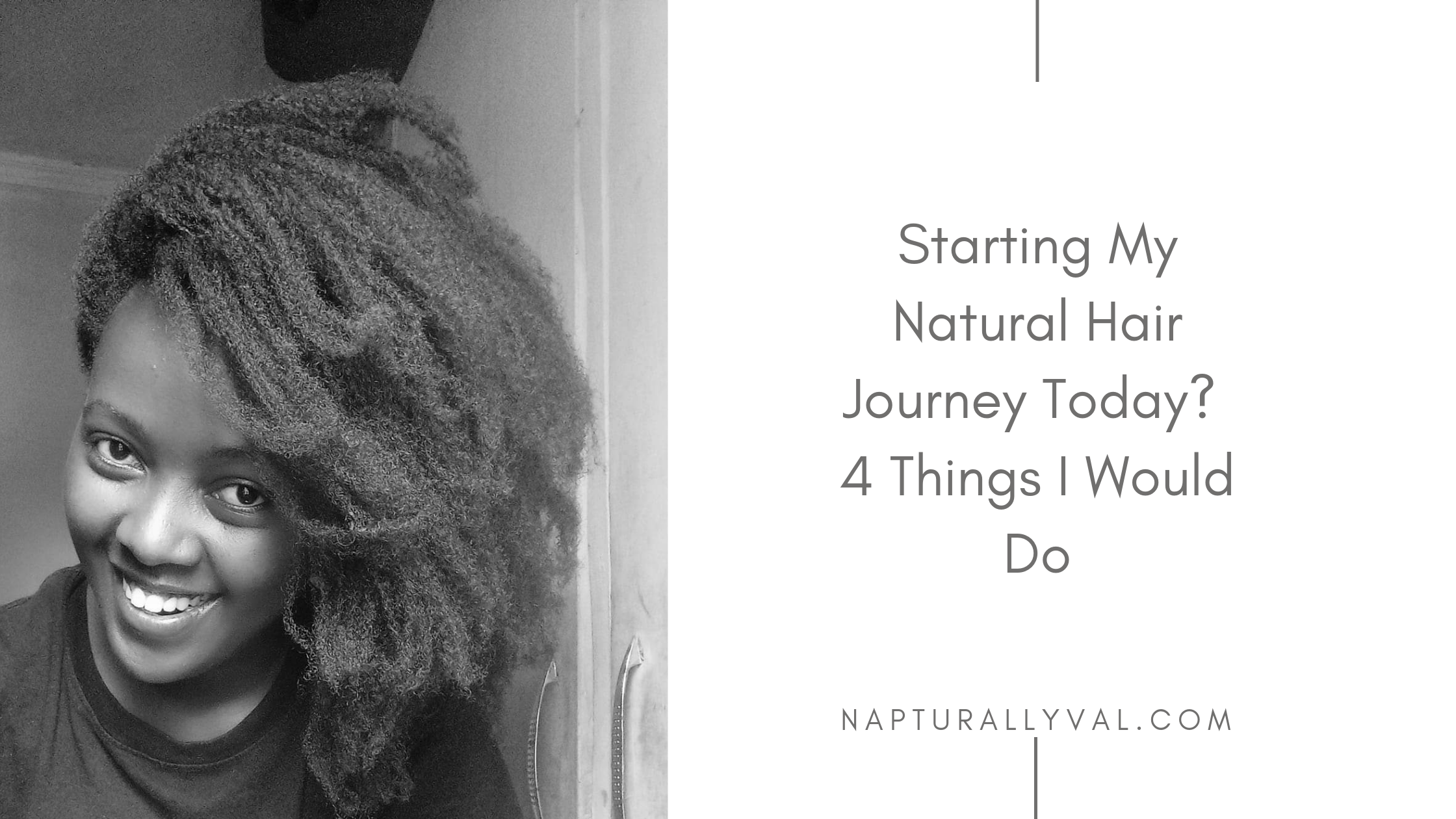 Natural hair journey starter pack