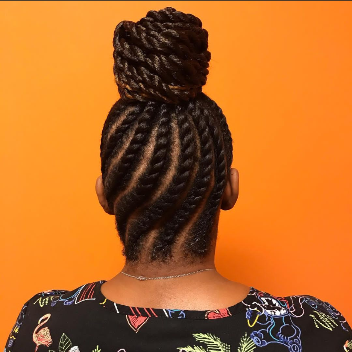 Flat Twisted Bun