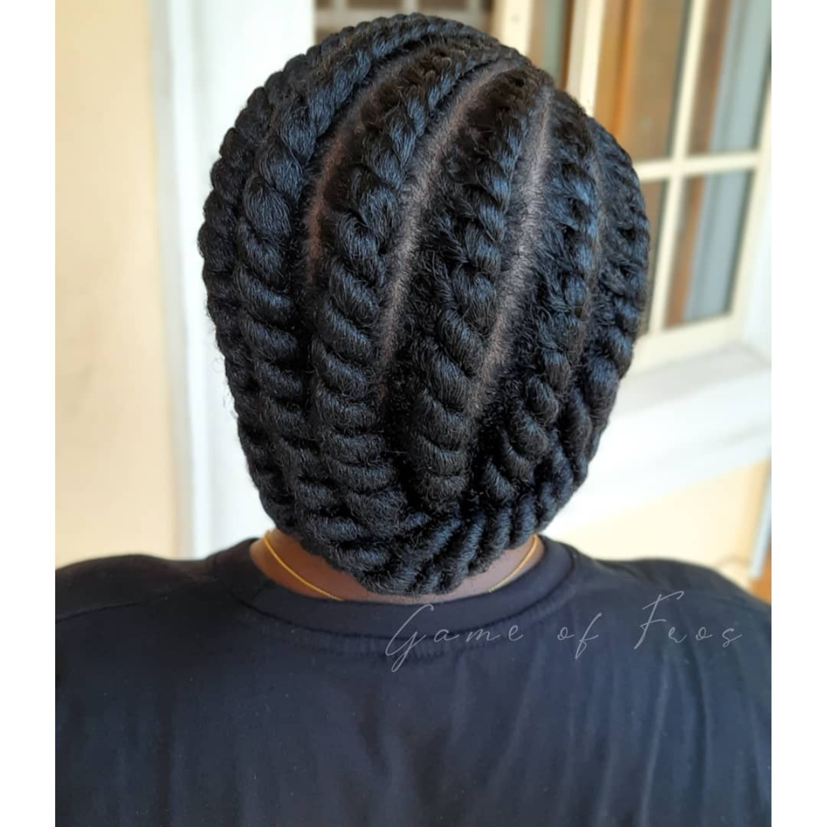 Chunky flat twist style