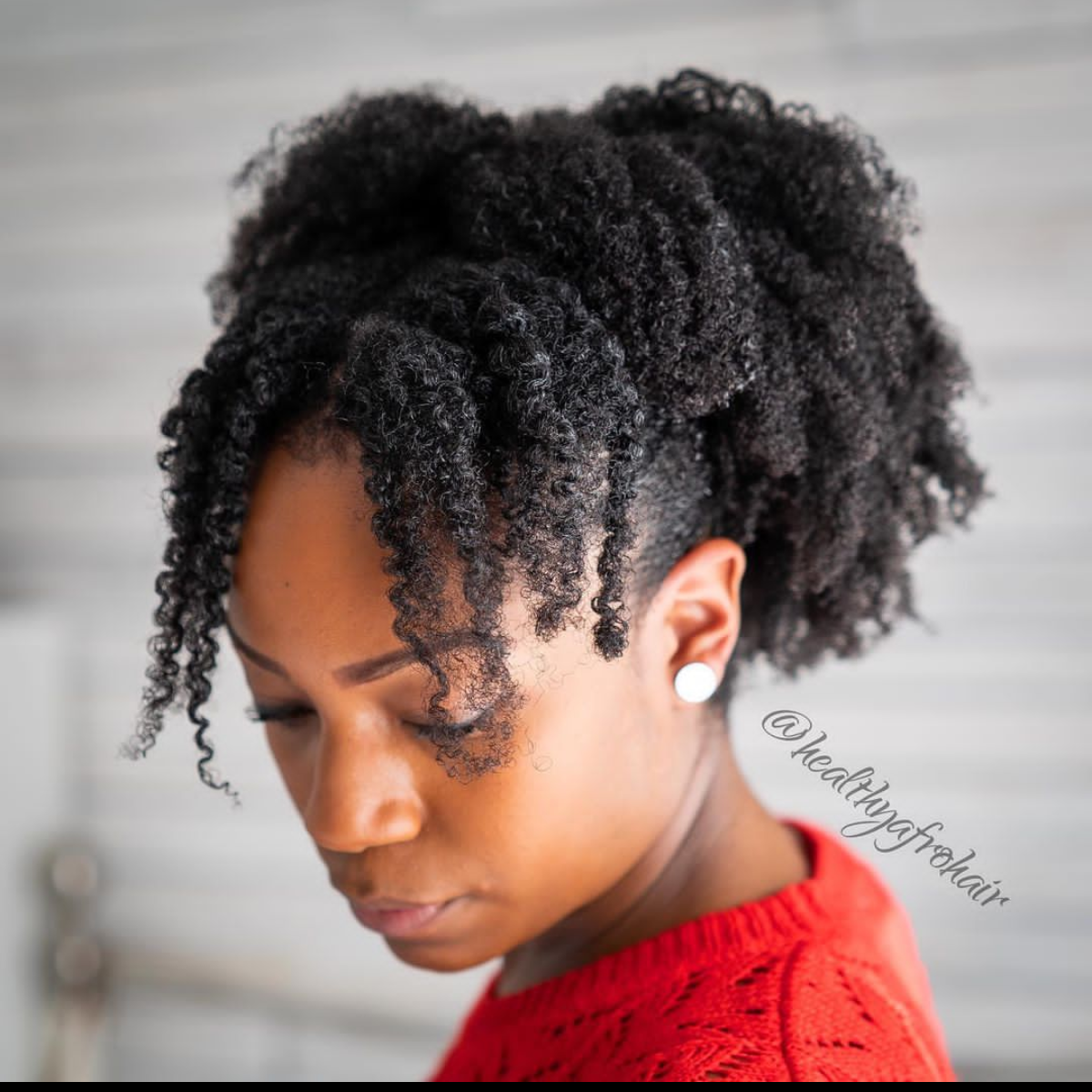 High puff styles with fringe