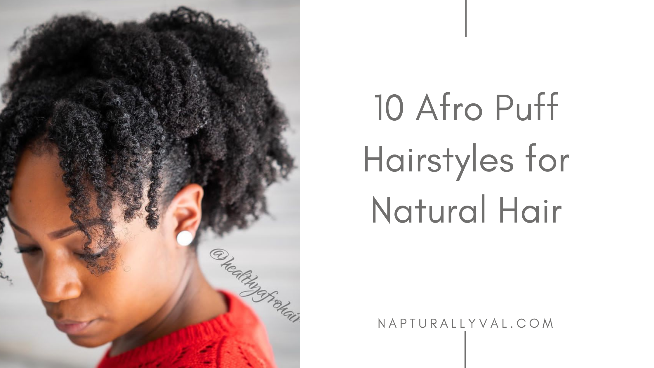 How to style Afro puffs