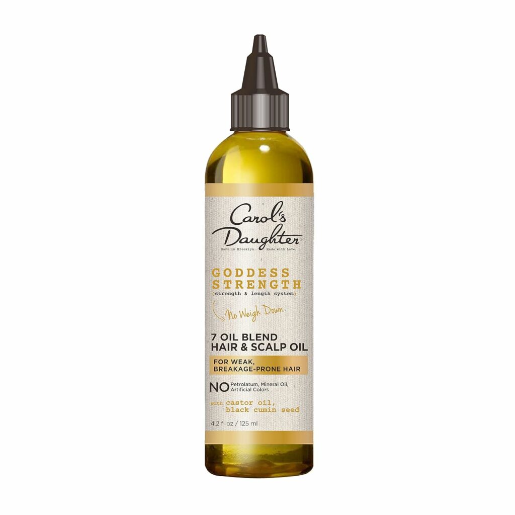 About 8 Carol's Daughter Goddess Strength 7 Oil Blend Scalp and Hair Oil