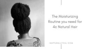 Read more about the article Moisturizing Routine for Dry 4C Natural Hair.