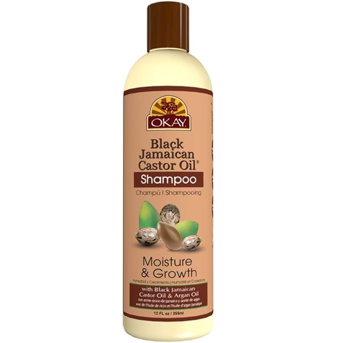 OKAY Black Jamaican Castor Oil Shampoo  