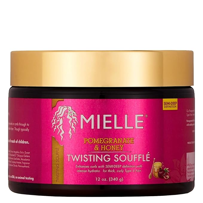 Mielle twisting souffle for twists outs on natural hair