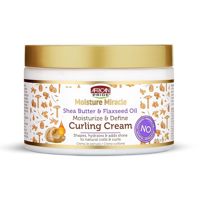 African pride curling cream for defined twist out on natural hair