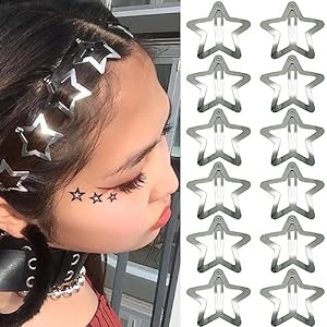 Hair Clips Snap Hair Barrettes Non Slip Star Hair Accessories