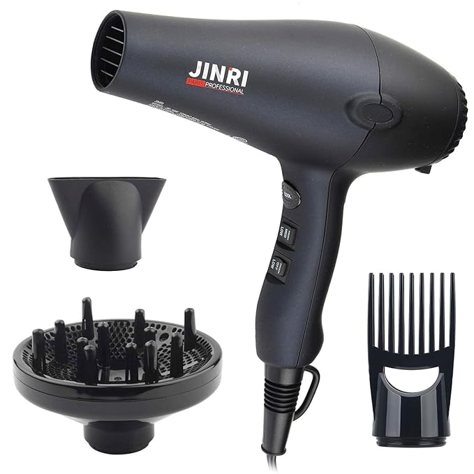 Hair dryer with diffuser for natural hair