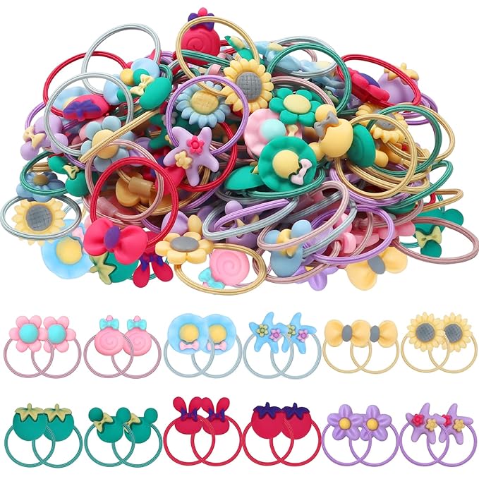 Mixed colors elastic bands