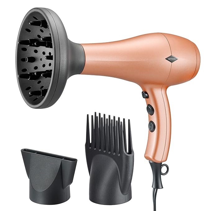 Hair dryer with diffuser for drying curls