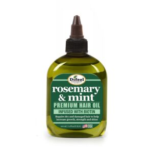 Difeel Rosemary and Mint Premium Hair Oil with Biotin. 