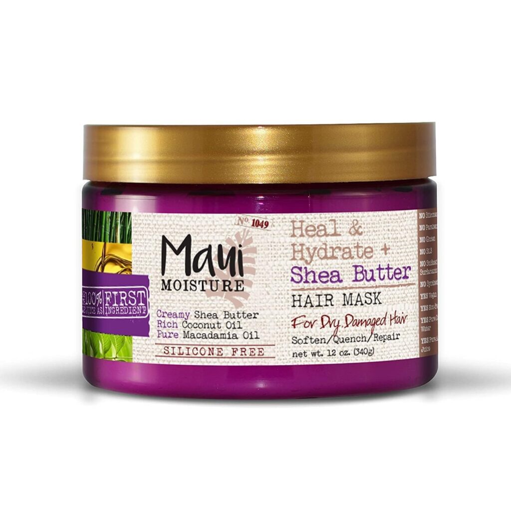 Maui Moisture Heal & Hydrate + Shea Butter Hair Mask & Leave-In Conditioner Treatment  