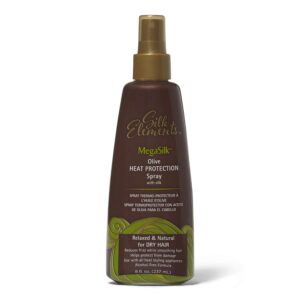 Silk Elements Megasilk Olive Heat Protection Spray. 