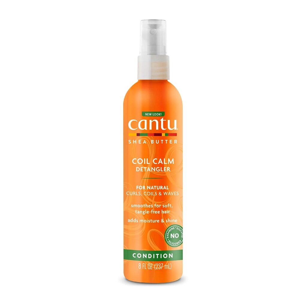 Cantu Coil Calm Detangler. 