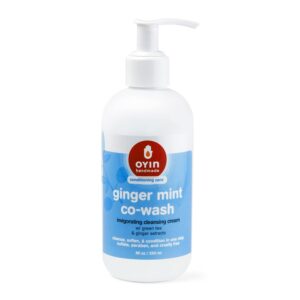 Oyin Handmade Ginger Mint Co-Wash with Invigorating Cleansing Cream with Green Tea & Ginger Extracts