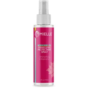 Mielle Organics Mongongo Oil Thermal & Heat Protectant Spray. 