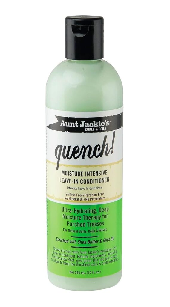 Aunt Jackie's Curls and Coils Quench Moisture Intensive Leave-In Hair Conditioner   