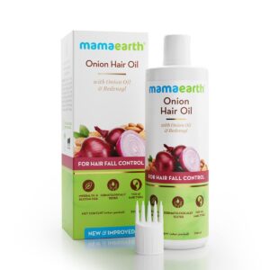 Mamaearth Onion Oil for Hair Growth & Hair Fall Control.