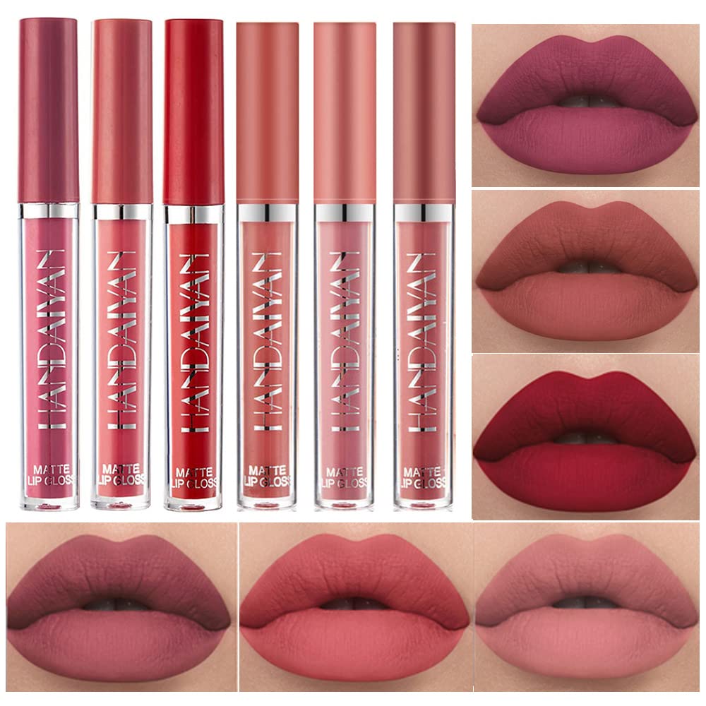 BestLand 6Pcs Matte Liquid Lipstick Makeup Set  