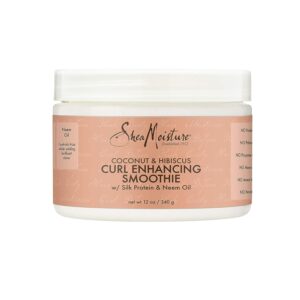 SheaMoisture Smoothie Curl Enhancing Cream for Thick, Curly Hair.