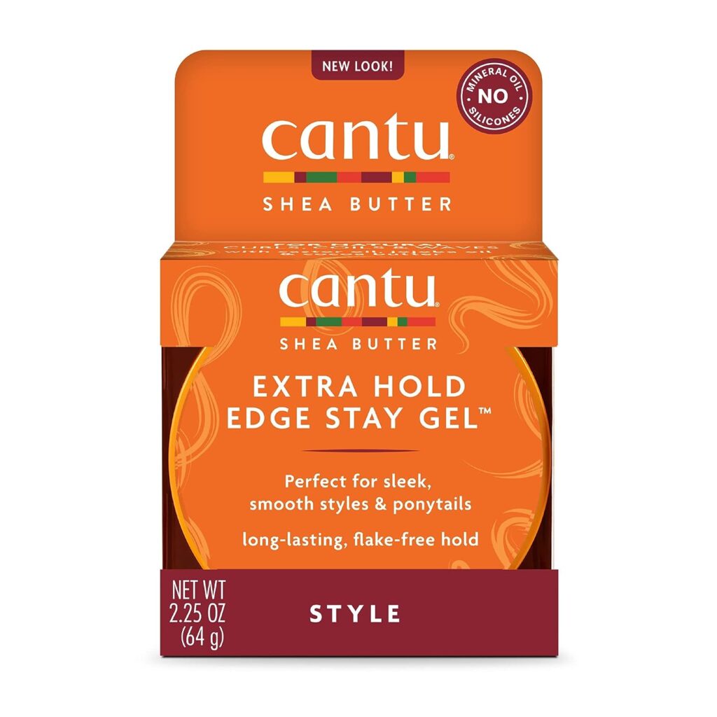 Cantu Extra Hold Edge Stay Gel with Shea Butter