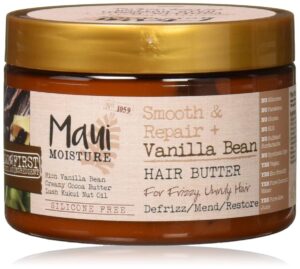 Maui Moisture Smooth & Repair Vanilla Bean Anti-Frizz Hair Butter