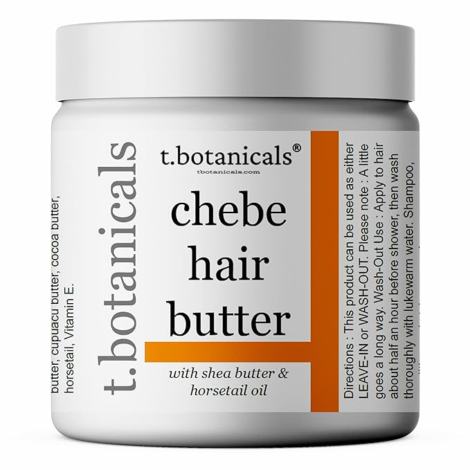 t.botanicals Chebe Hair Butter for Hair Growth.  