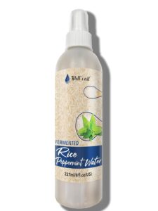 Well's Fermented Rice Water 8oz (Rice Peppermint Water) 