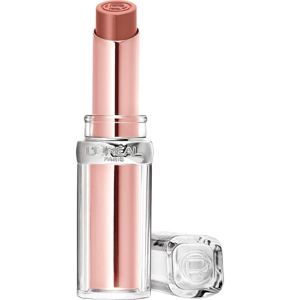 L’Oréal Paris Glow Paradise Hydrating Balm-in-Lipstick with Pomegranate Extract, Nude Heaven  