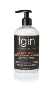 tgin Quench 3-in-1 Co-Wash Conditioner and Detangler For Dry Hair 