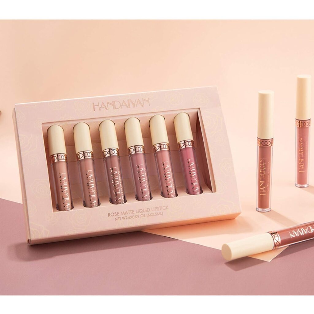 BONNIE CHOICE 6Pcs Nude Lipstick Set  