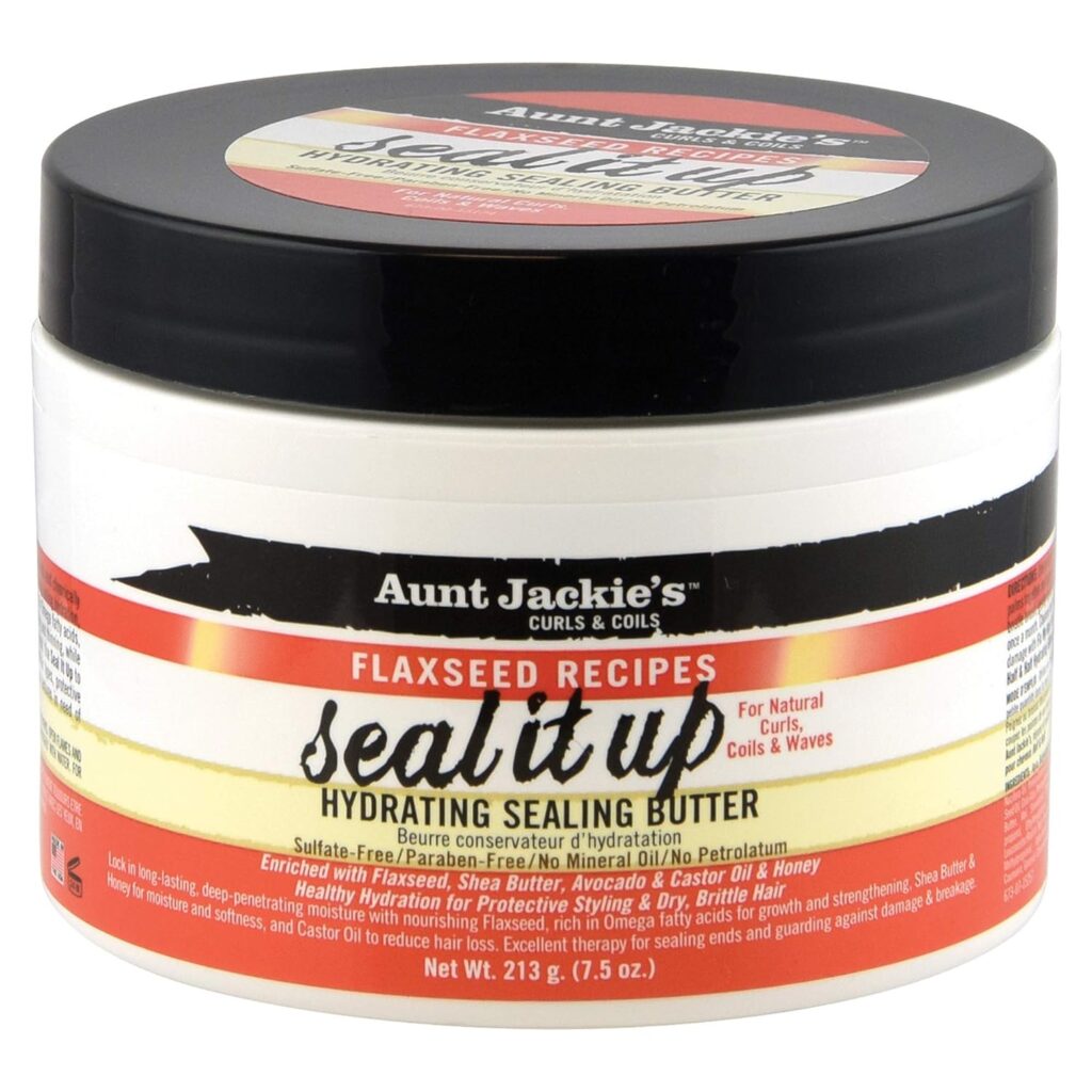 Aunt Jackie's Flaxseed Recipes Seal It Up, Hydrating Sealing Butter 