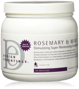 Design Essentials Rosemary & Mint Stimulating Super Moisturizing Conditioner. 