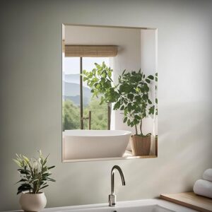 Gatco Beveled Rectangle Wall Mirror 