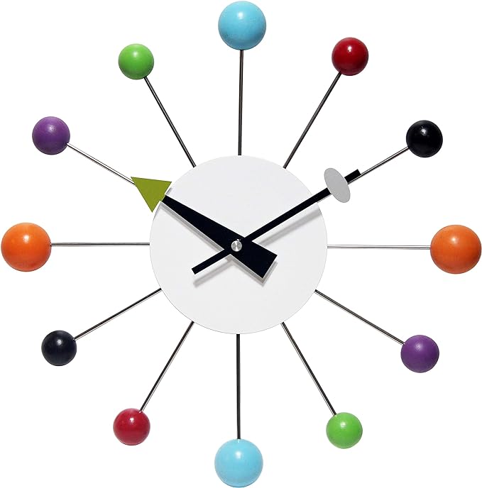 Infinity Instruments Retro Wall Clock