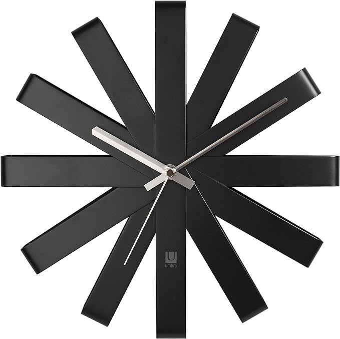 Umbra Ribbon Modern 12-Inch Wall Clock