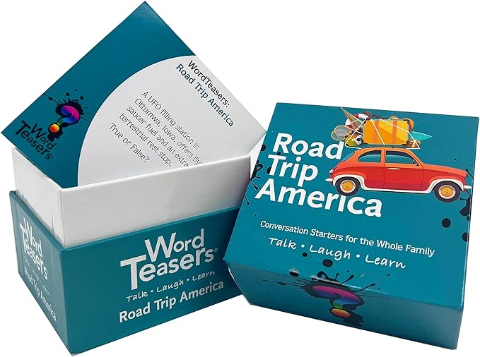 Quizzes , puzzles and road trip games  for family