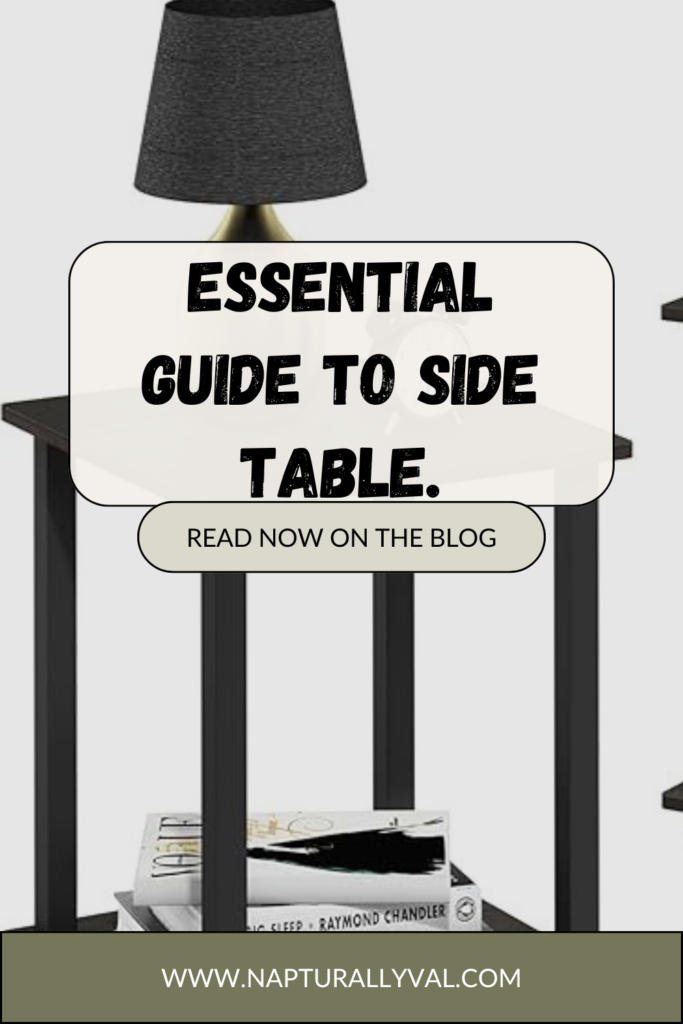 Why you should have a side table in your home