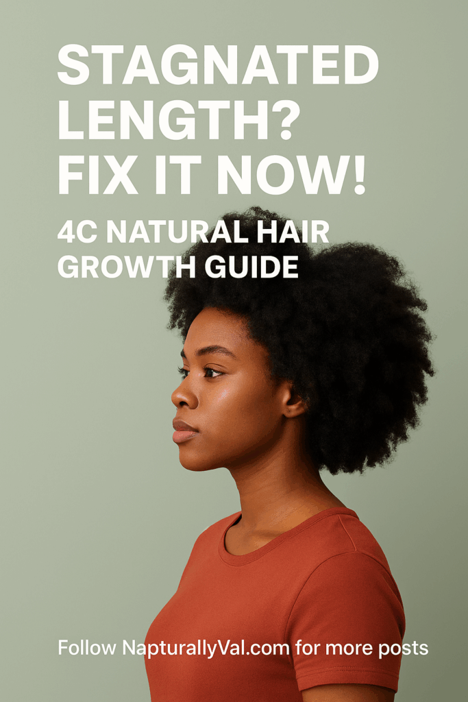 Stagnant Hair Growth? Here’s Exactly How to Fix Length Retention on 4C Hair.