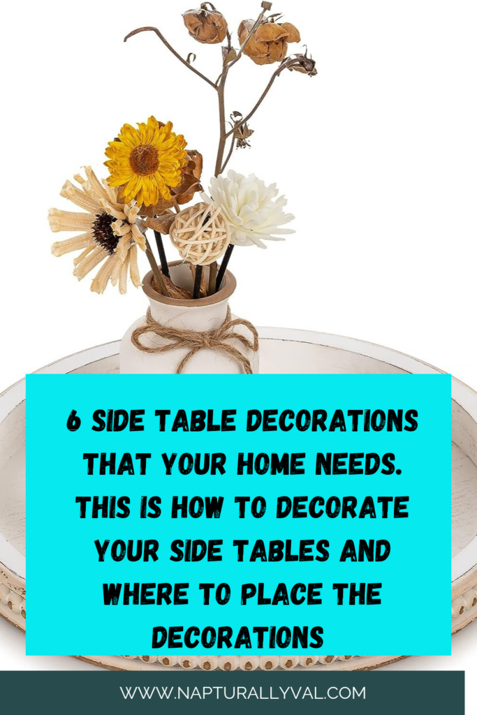 Side table decorations 